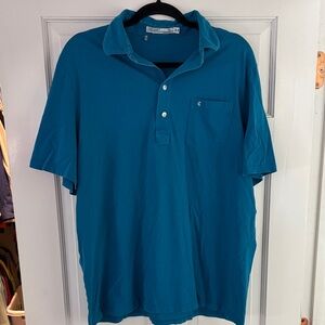 Criquet Men's Blue Polo Shirt